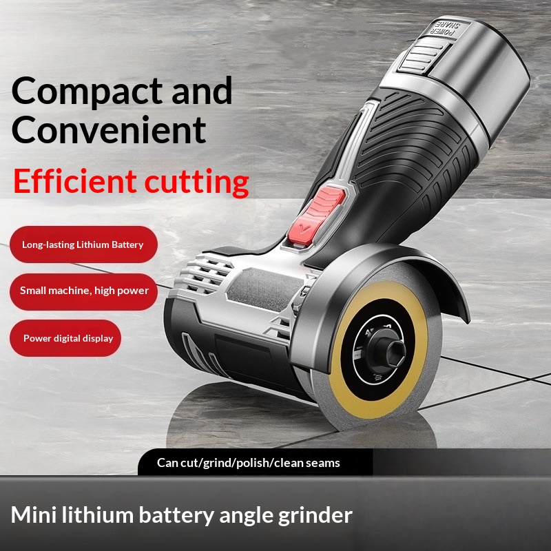 Brushless Angle Grinder Battery Powered - Mini Esmerilhadeira Elétrica Portátil a Bateria