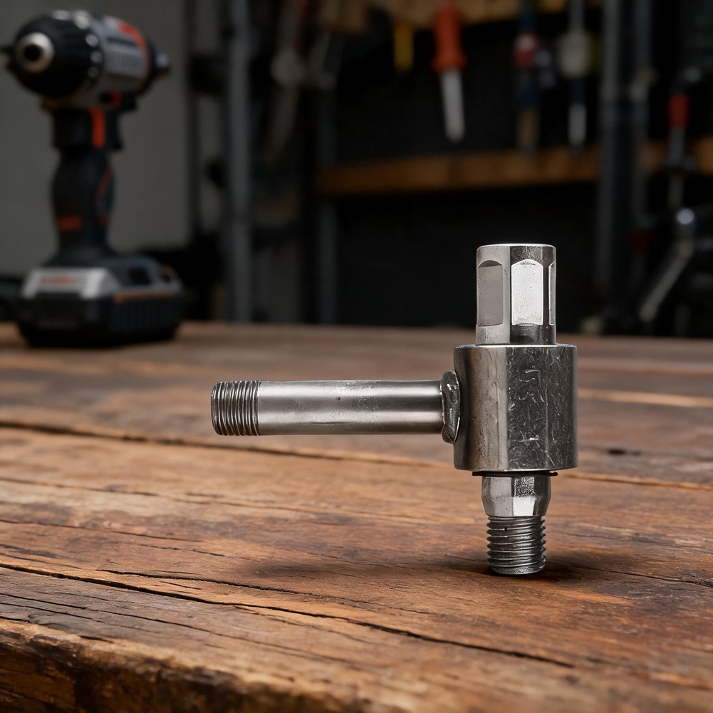 Reciprocating Saw Attachment Drill - Adaptador de Injeção Metálico Giratório para