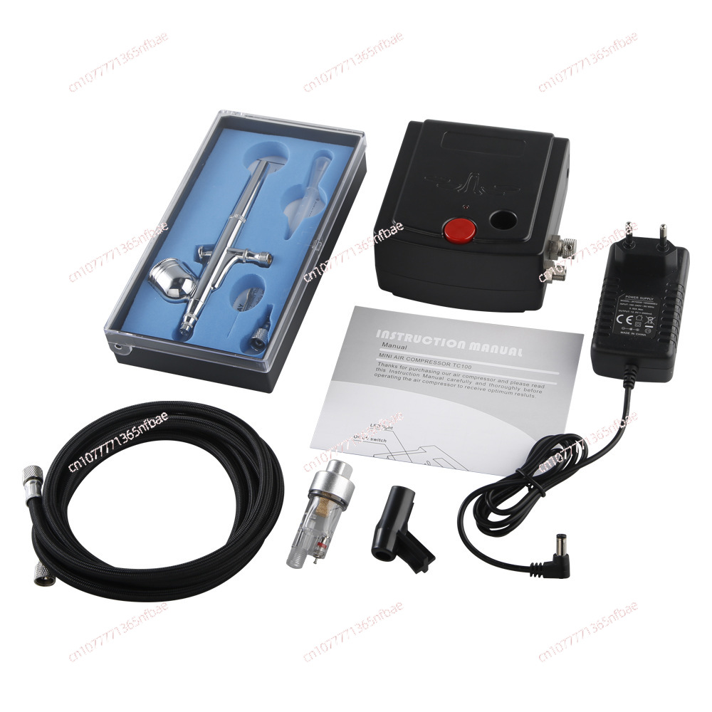 Airbrush Kit With Mini Compressor - Kit de Compressor de Ar Mini