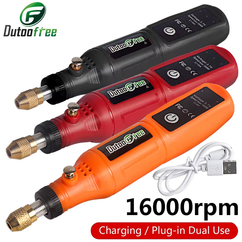 Mini Furadeira Sem Fio 3.7V, C - Cordless Rotary Tool Kit Accessories avaliação e preço