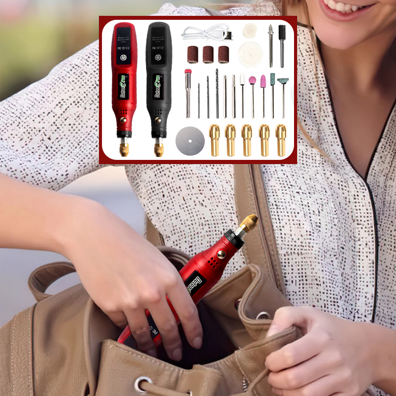 USB sem fio Rotary Tool Kit, C - Cordless Rotary Tool Kit Accessories avaliação e preço