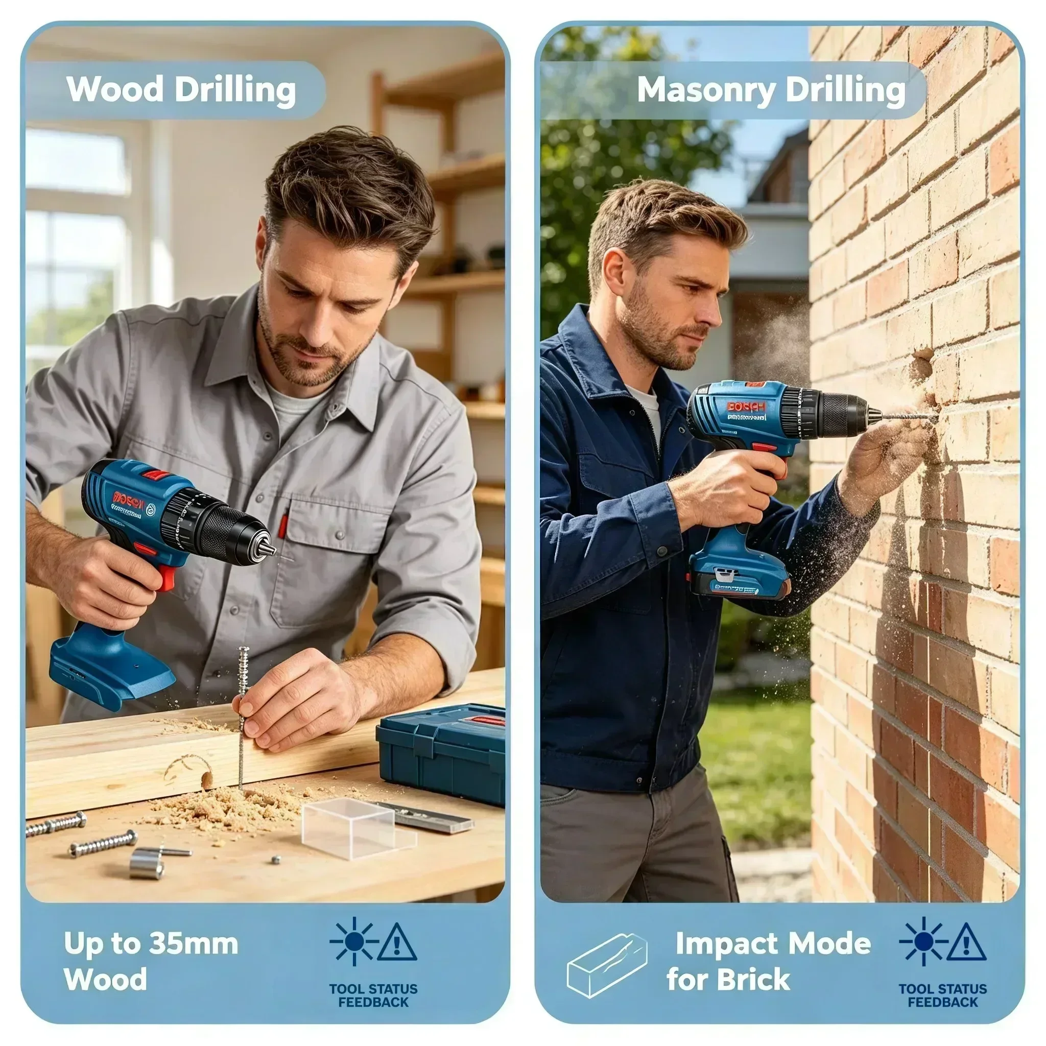 Furadeira de impacto sem fio B - Brushless Cordless Electric Drill 18V avaliação e preço