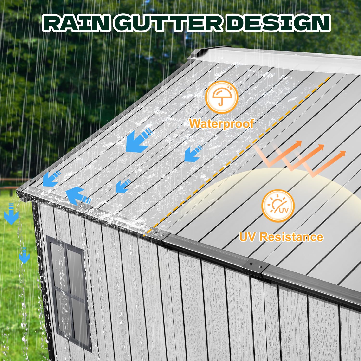 Abrigo de armazenamento para e - Garden Tools avaliação e preço