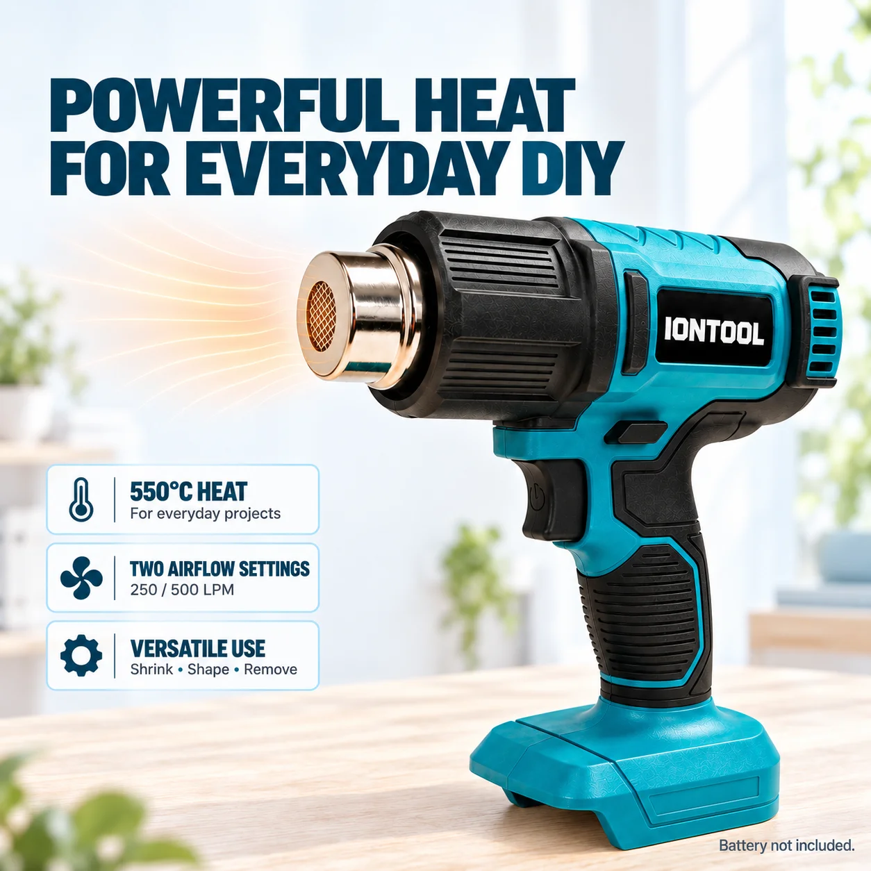IONTOOL Pistola de Calor Sem F - Cordless Heat Gun For Shrink Tubing avaliação e preço