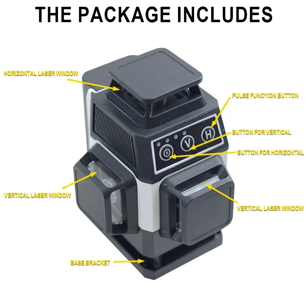 Nível a laser de 16 linhas, au - Laser Level 16 Lines 4D Green avaliação e preço