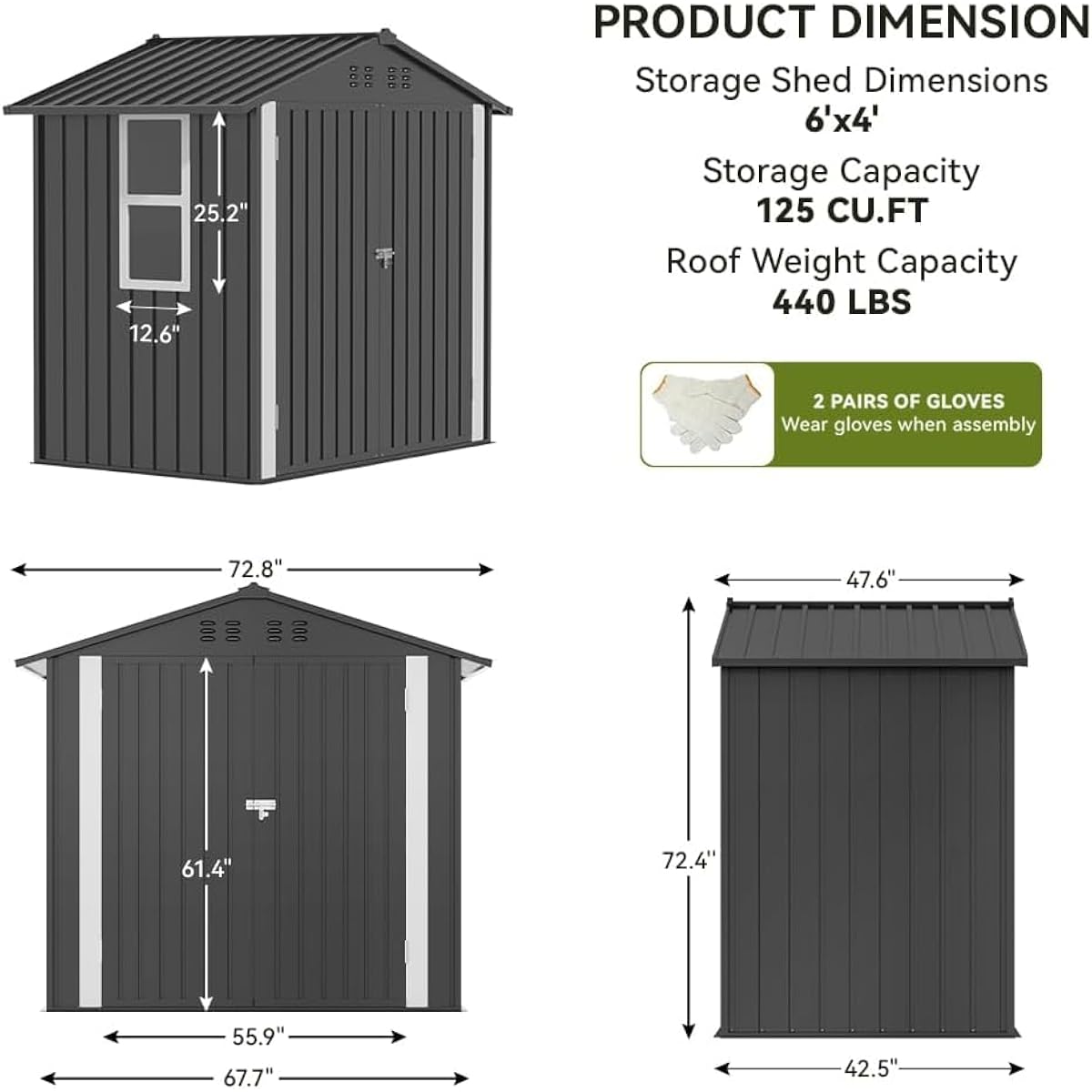 Galpão de aço galvanizado resi - Garden Tools avaliação e preço