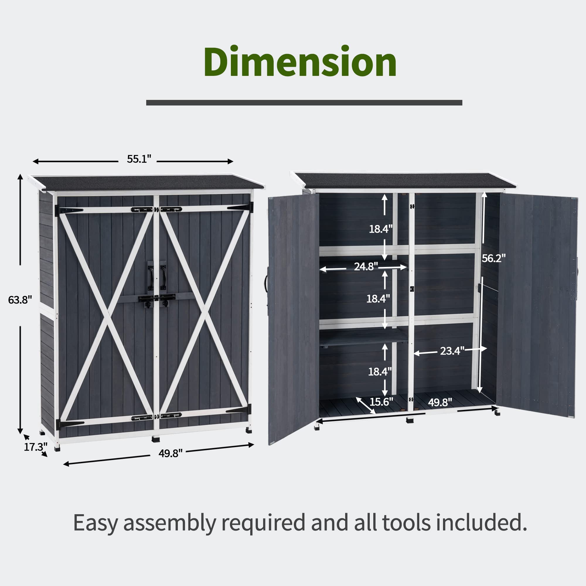 Armário de armazenamento para  - Garden Tools avaliação e preço